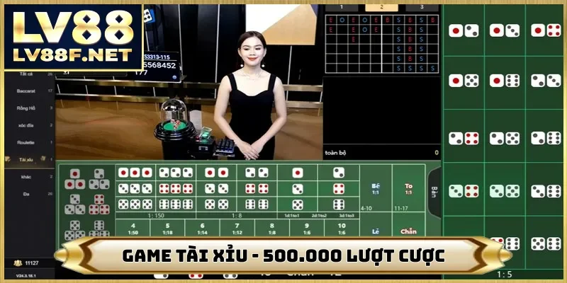 Game Tài Xỉu - 500.000 Lượt Đặt Cược Ngày Tuần Tại LV88